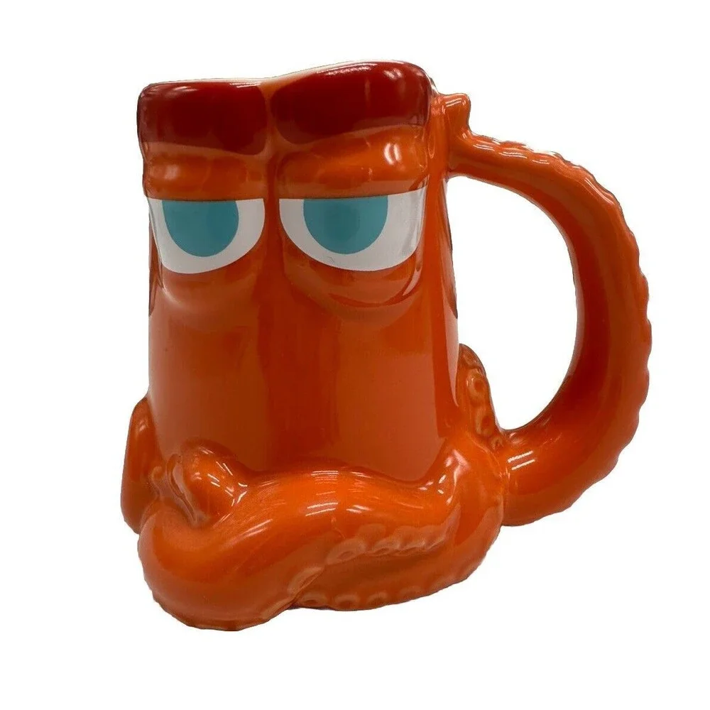 Finding Nemo Finding Dory Octopus Hank Mug Pixar 16 Oz 3D Orange